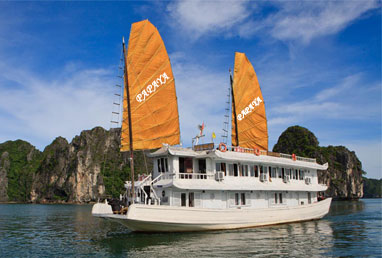 Hành trình trên biển- Tàu Deluxe Papaya - Công Ty TNHH Thương Mại Và Dịch Vụ Du Lịch Bigsea